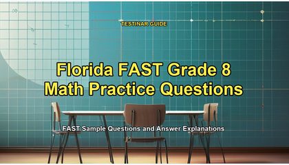 Florida FAST Grade 8 Math Practice Questions