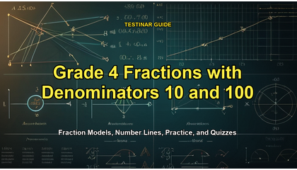 Grade 4 Fractions with Denominators 10 and 100