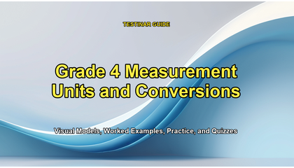 Grade 4 Measurement Units and Conversions