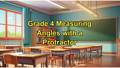 Grade 4 Measuring Angles with a Protractor