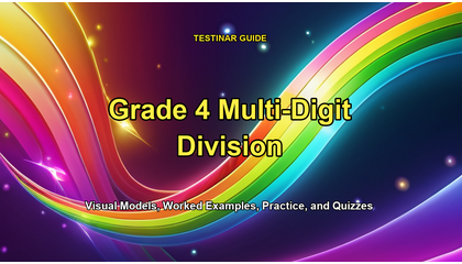 Grade 4 Multi-Digit Division