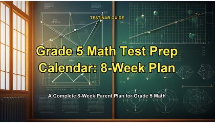 Grade 5 Math Test Prep Calendar: 8-Week Plan