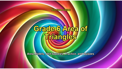 Grade 6 Area of Triangles