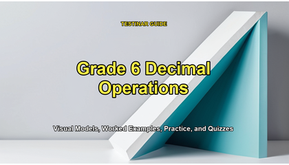 Grade 6 Decimal Operations