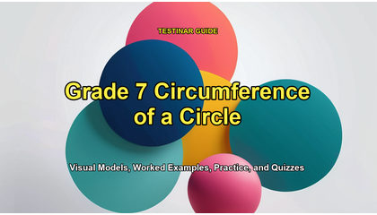 Grade 7 Circumference of a Circle