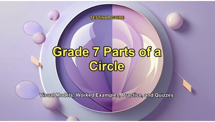 Grade 7 Parts of a Circle