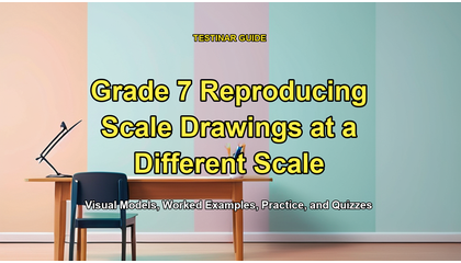 Grade 7 Reproducing Scale Drawings at a Different Scale