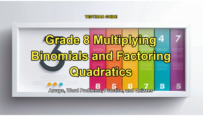 Grade 8 Multiplying Binomials and Factoring Quadratics