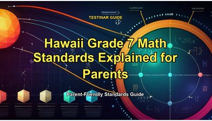 Hawaii Grade 7 Math Standards Explained for Parents