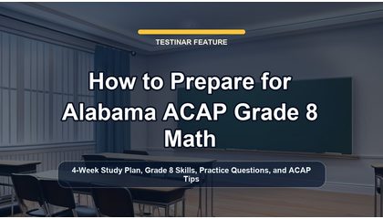 How to Prepare for Alabama ACAP Grade 8 Math