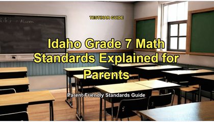 Idaho Grade 7 Math Standards Explained for Parents