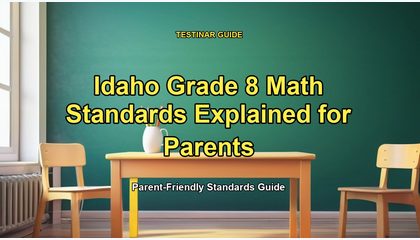 Idaho Grade 8 Math Standards Explained for Parents