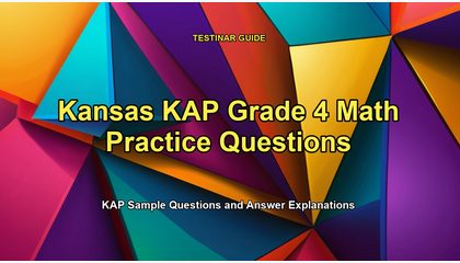 Kansas KAP Grade 4 Math Practice Questions