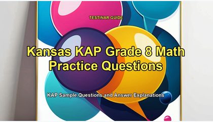 Kansas KAP Grade 8 Math Practice Questions