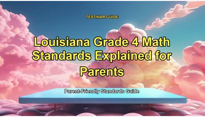 Louisiana Grade 4 Math Standards Explained for Parents