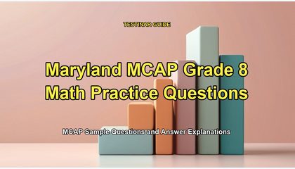 Maryland MCAP Grade 8 Math Practice Questions