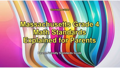 Massachusetts Grade 4 Math Standards Explained for Parents