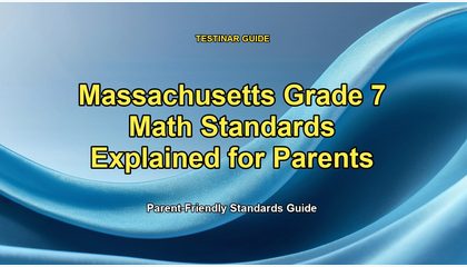 Massachusetts Grade 7 Math Standards Explained for Parents