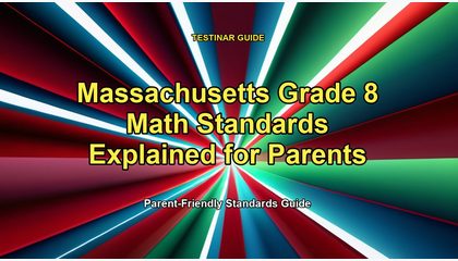 Massachusetts Grade 8 Math Standards Explained for Parents