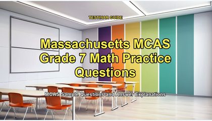 Massachusetts MCAS Grade 7 Math Practice Questions