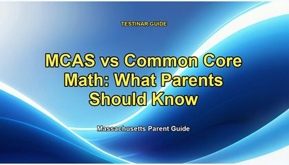 MCAS vs Common Core Math: What Parents Should Know
