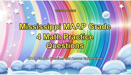 Mississippi MAAP Grade 4 Math Practice Questions