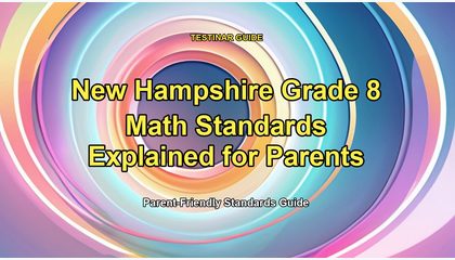 New Hampshire Grade 8 Math Standards Explained for Parents