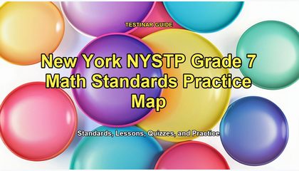New York NYSTP Grade 7 Math Standards Practice Map