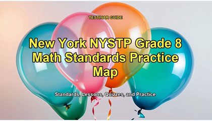 New York NYSTP Grade 8 Math Standards Practice Map