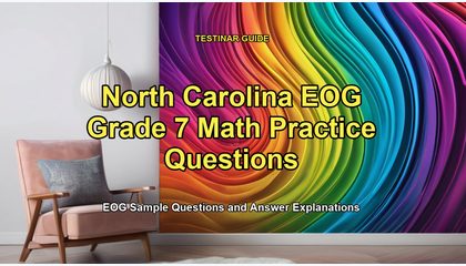 North Carolina EOG Grade 7 Math Practice Questions