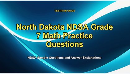 North Dakota NDSA Grade 7 Math Practice Questions