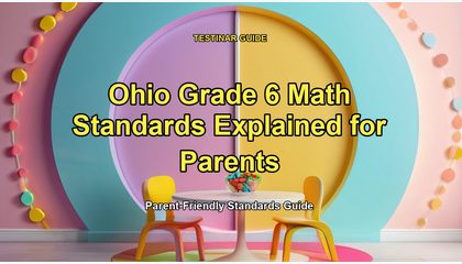 Ohio Grade 6 Math Standards Explained for Parents
