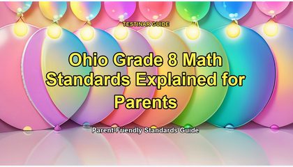 Ohio Grade 8 Math Standards Explained for Parents