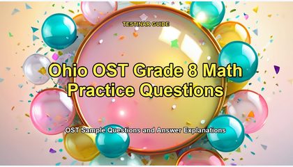Ohio OST Grade 8 Math Practice Questions