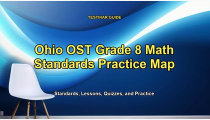 Ohio OST Grade 8 Math Standards Practice Map