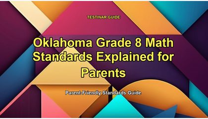 Oklahoma Grade 8 Math Standards Explained for Parents