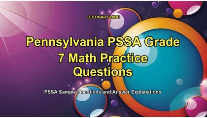 Pennsylvania PSSA Grade 7 Math Practice Questions