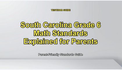 South Carolina Grade 6 Math Standards Explained for Parents