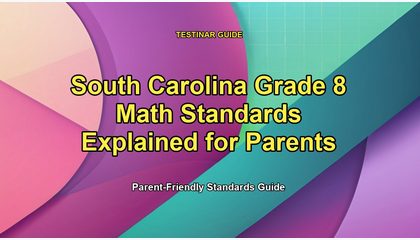 South Carolina Grade 8 Math Standards Explained for Parents