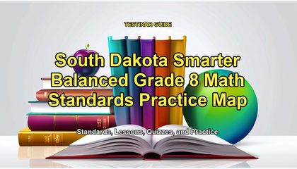 South Dakota Smarter Balanced Grade 8 Math Standards Practice Map