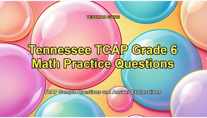 Tennessee TCAP Grade 6 Math Practice Questions