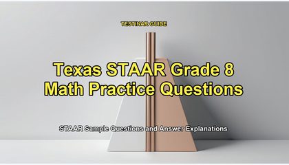 Texas STAAR Grade 8 Math Practice Questions