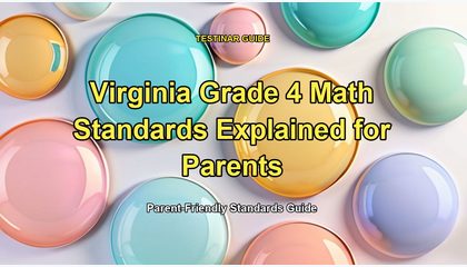 Virginia Grade 4 Math Standards Explained for Parents