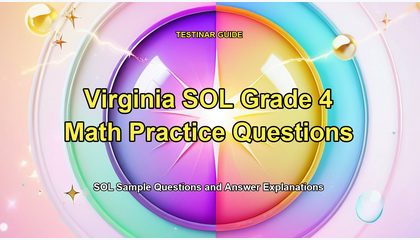 Virginia SOL Grade 4 Math Practice Questions