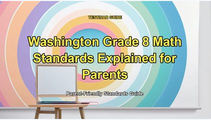 Washington Grade 8 Math Standards Explained for Parents
