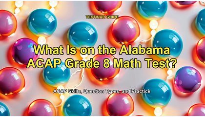 What Is on the Alabama ACAP Grade 8 Math Test?