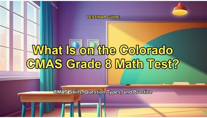What Is on the Colorado CMAS Grade 8 Math Test?