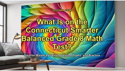 What Is on the Connecticut Smarter Balanced Grade 8 Math Test?