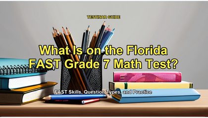 What Is on the Florida FAST Grade 7 Math Test?