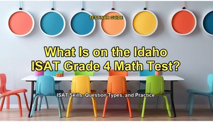 What Is on the Idaho ISAT Grade 4 Math Test?